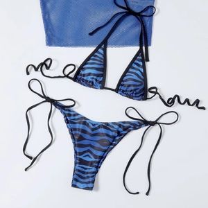 2 Piece Zebra Bikini Set